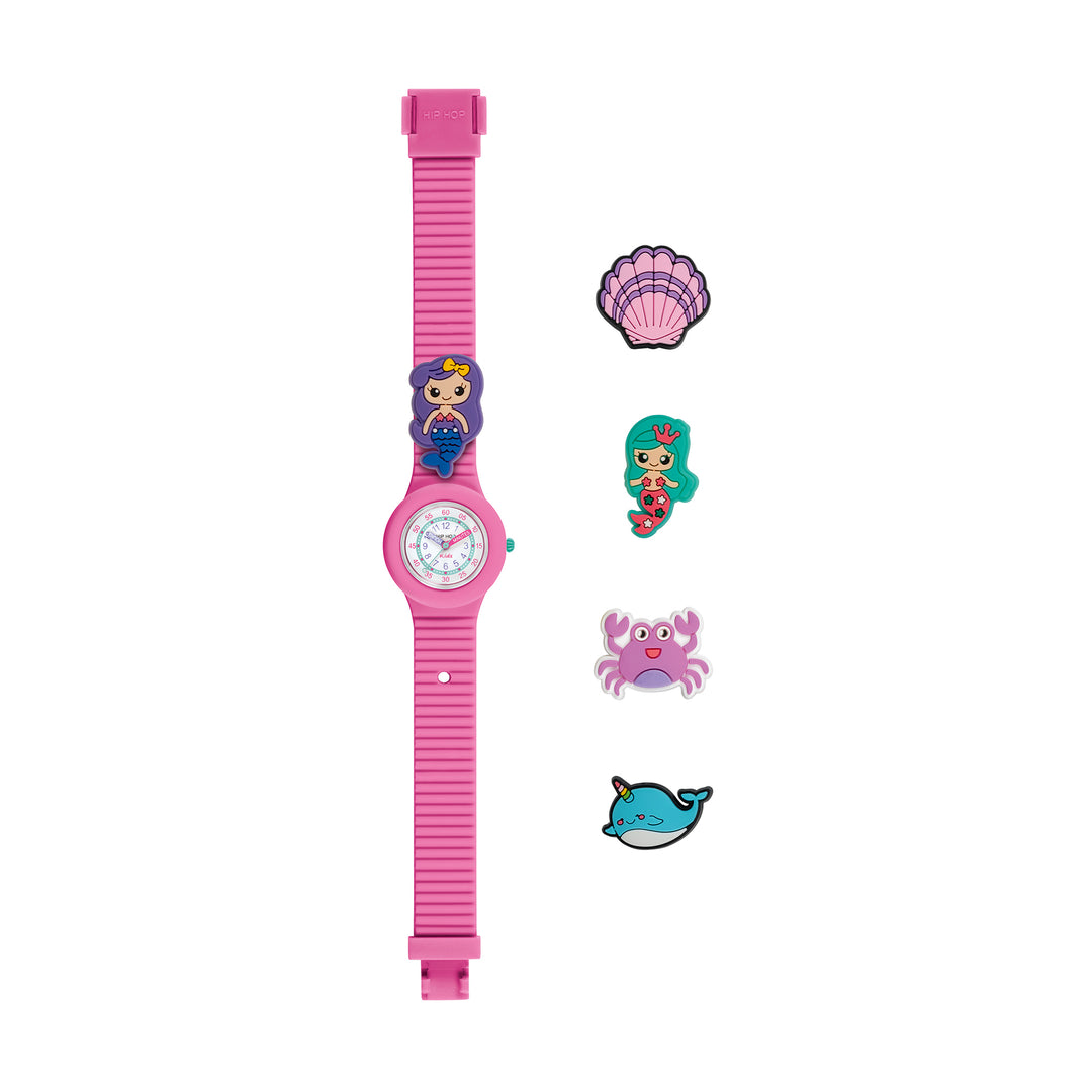 Hip Hop Pintastic Watch! Sweet Mermaid 32mm HWU1291