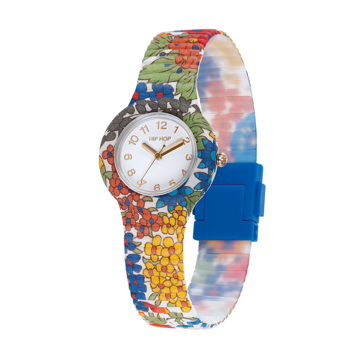 Hip Hop watch Electric Blue Flora collection 32mm HWU1300