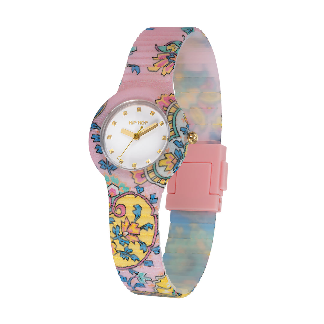 Hip Hop watch Pink Paisley collection 32mm HWU1310