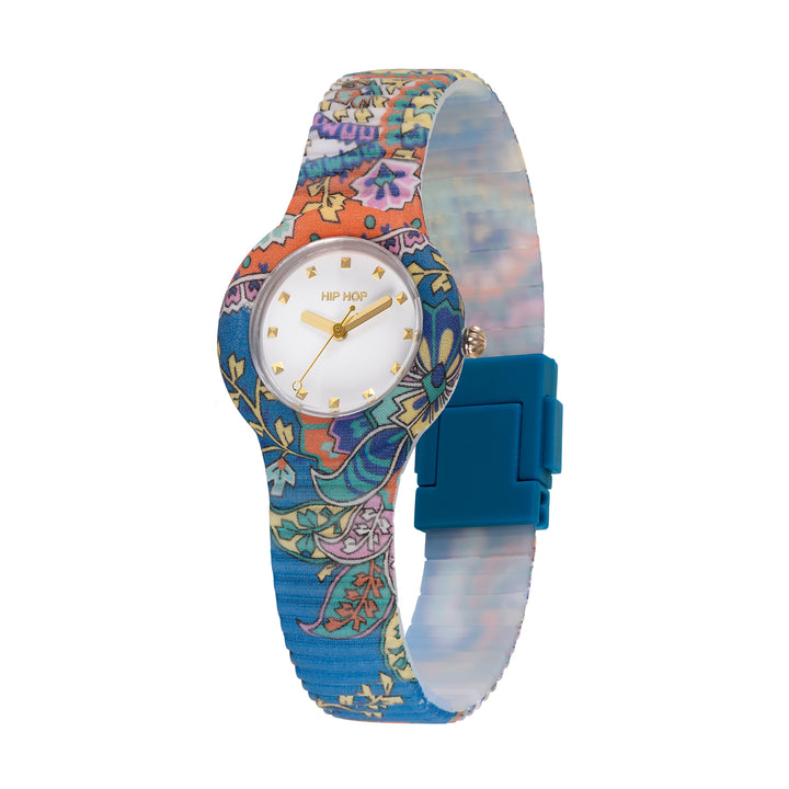 Hip Hop watch Blue Paisley collection 32mm HWU1311