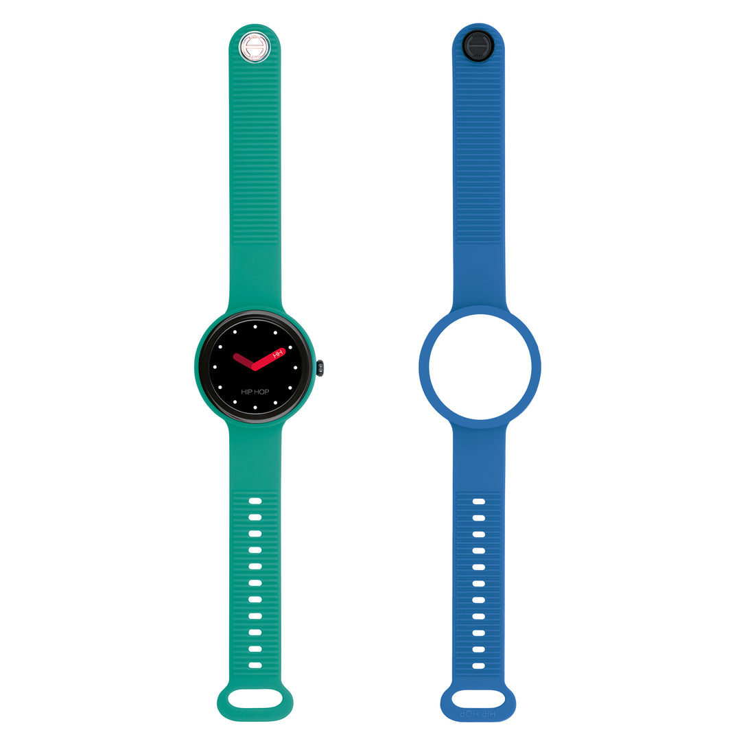 힙합 스마트워치 Hero.Next 브라이트 그리/블루 41mm HWU1313