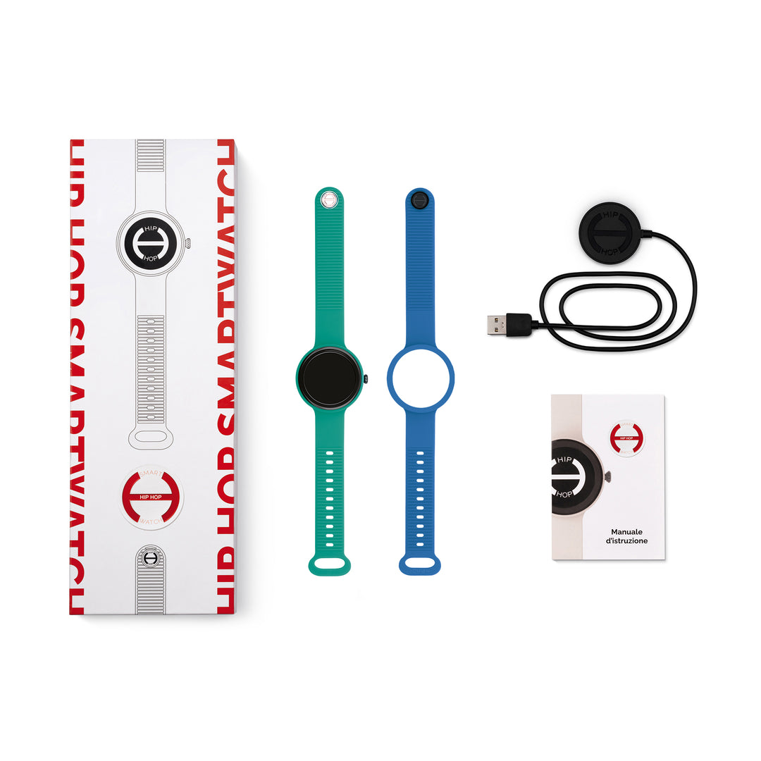 힙합 스마트워치 Hero.Next 브라이트 그리/블루 41mm HWU1313