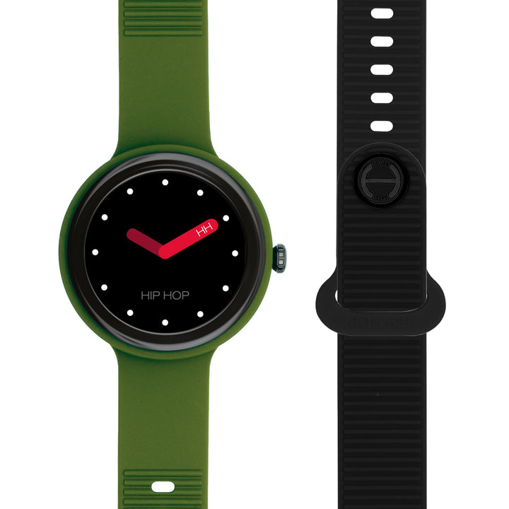 Hip Hop chytré hodinky Green/Black Hero.Next 41mm HWU1315