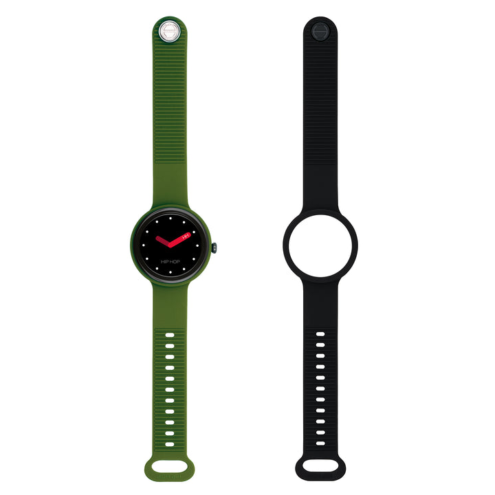 Hip Hop chytré hodinky Green/Black Hero.Next 41mm HWU1315