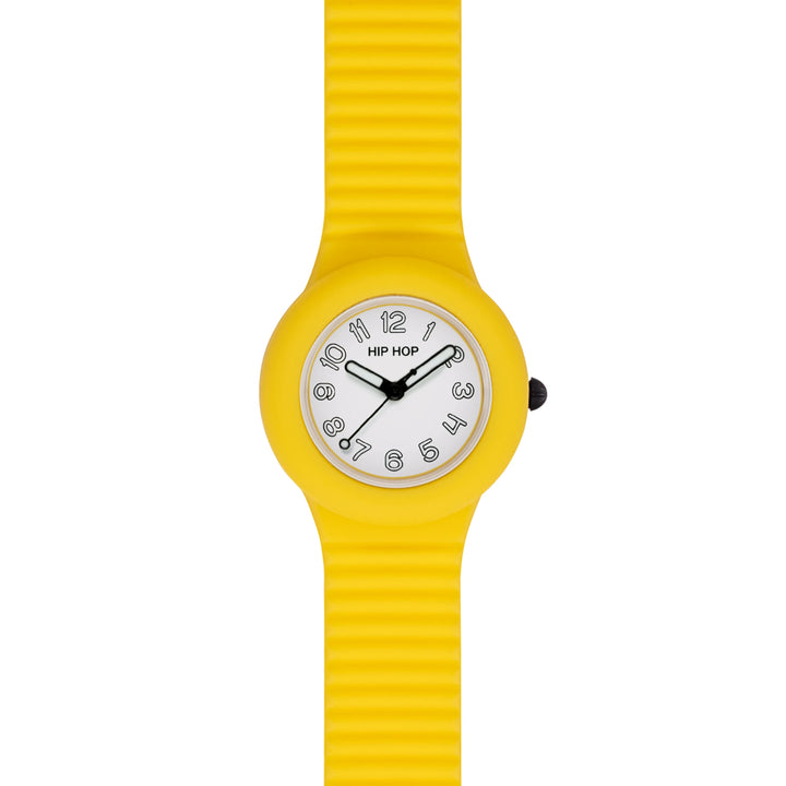 Hip Hop -kello Numbers Collection Keltainen 34mm HWU1329