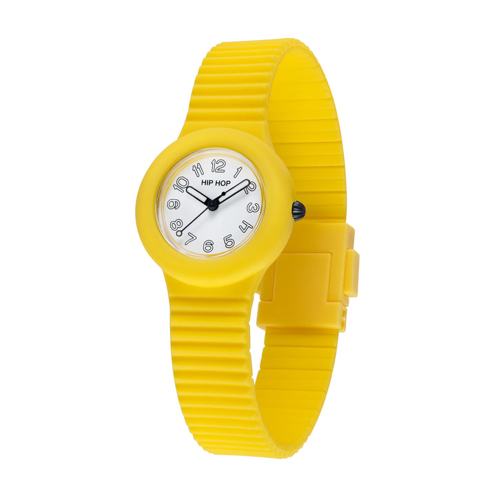 Hip Hop -kello Numbers Collection Keltainen 34mm HWU1329