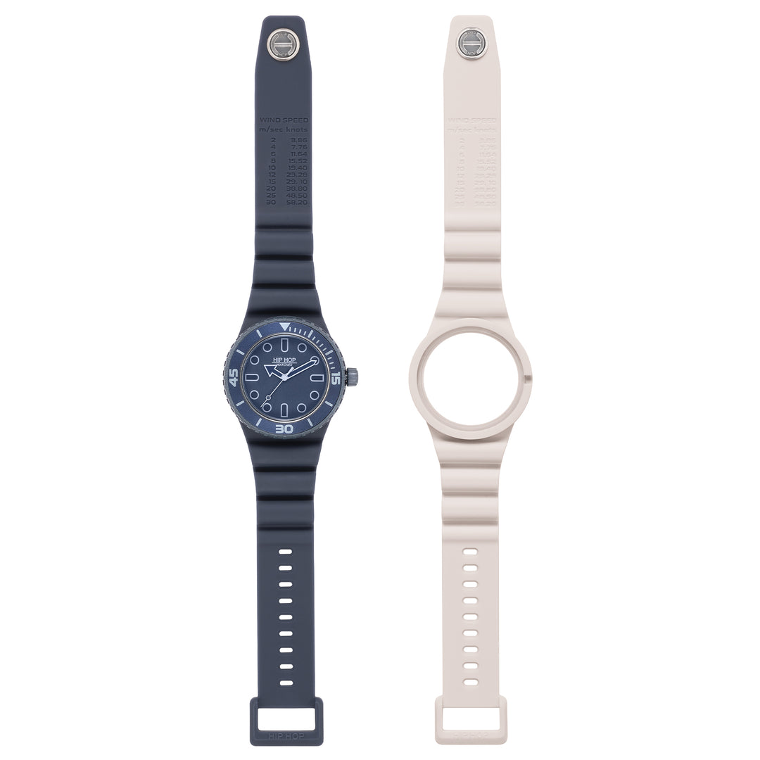 Hip Hop hodinky BLUE/ICE Master kolekce 41mm HWU13333