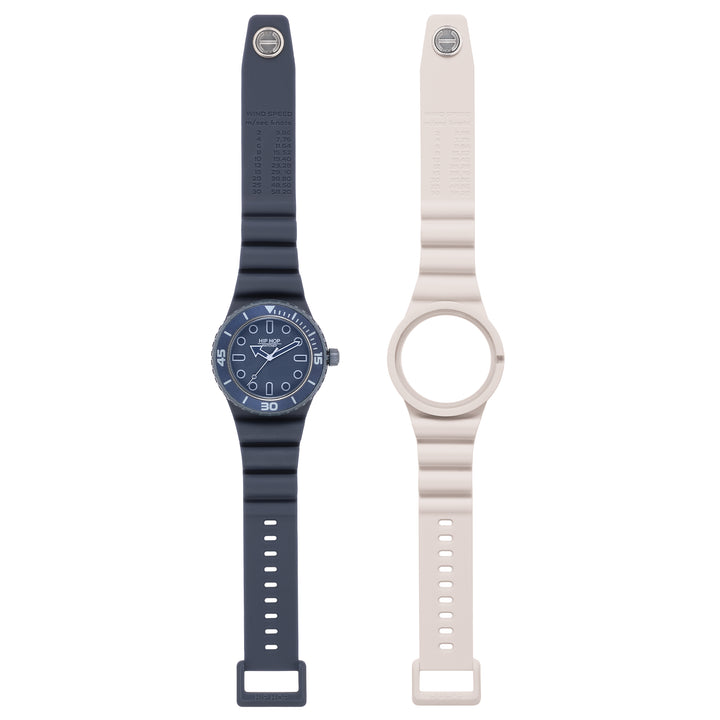 Hip Hop hodinky BLUE/ICE Master kolekce 41mm HWU13333