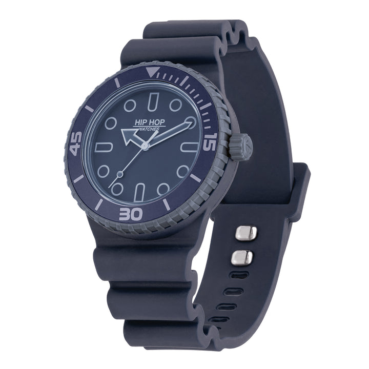 Hip Hop hodinky BLUE/ICE Master kolekce 41mm HWU13333
