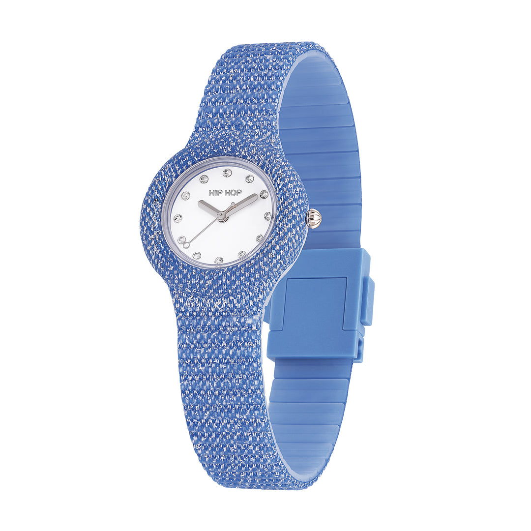 Ρολόι Hip Hop Blue Shimmer Crush 32mm HWU1337