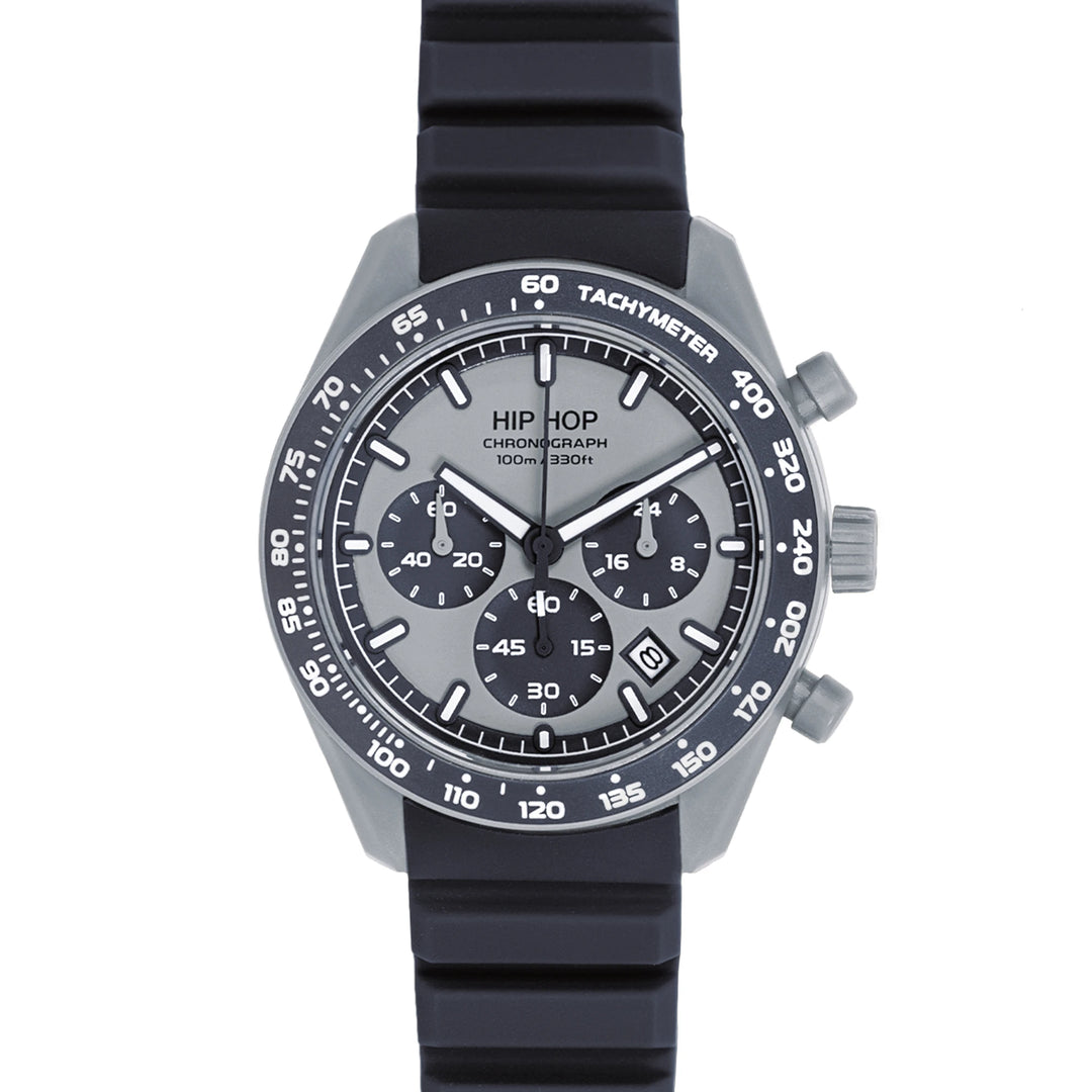 Hip Hop ur Dark Grey XT10 kollektion 42mm HWU1344