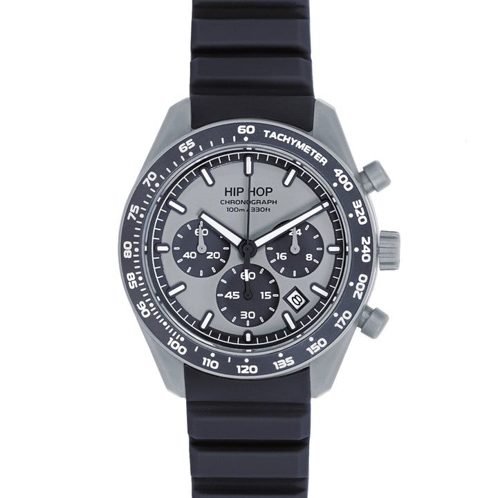Hip Hop ur Dark Grey XT10 kollektion 42mm HWU1344