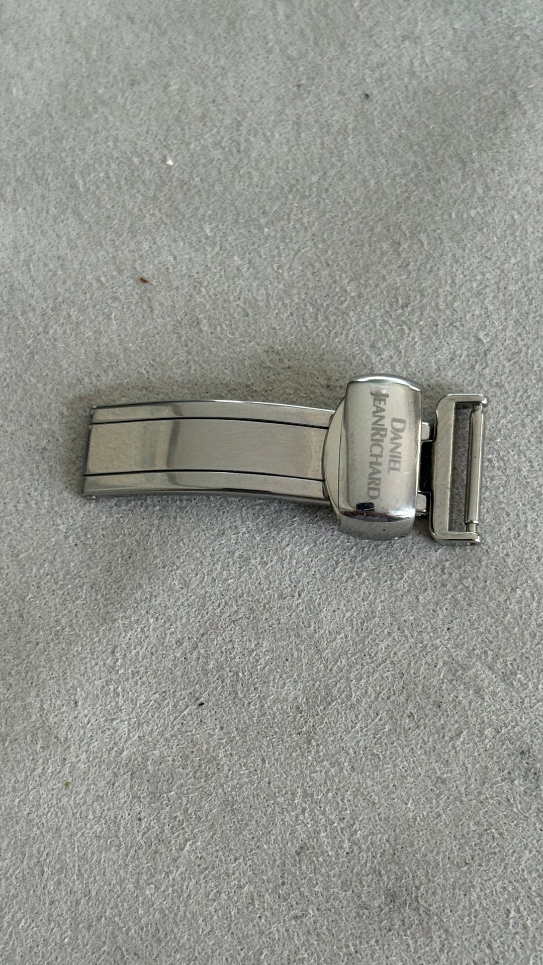 Faltschließe für Daniel JeanRichard Stahluhr 12 mm