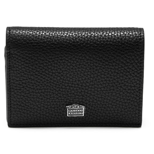 Giovanni Raspini wallet with zip inside embossed leather silver 925 L0017