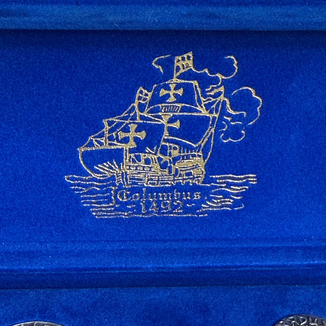 Silver coin set 5th centenary of discovery of America