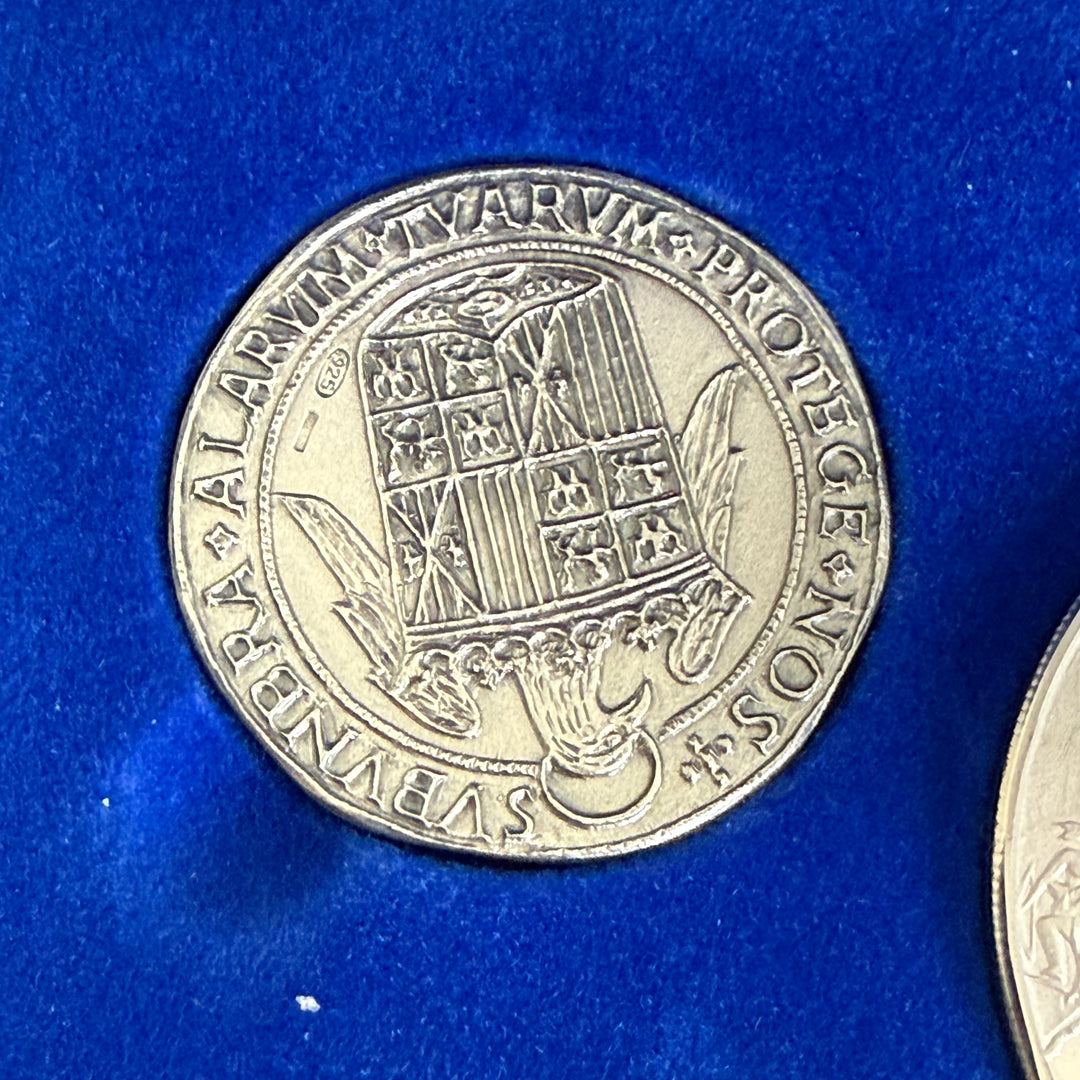 Silver coin set 5th centenary of discovery of America