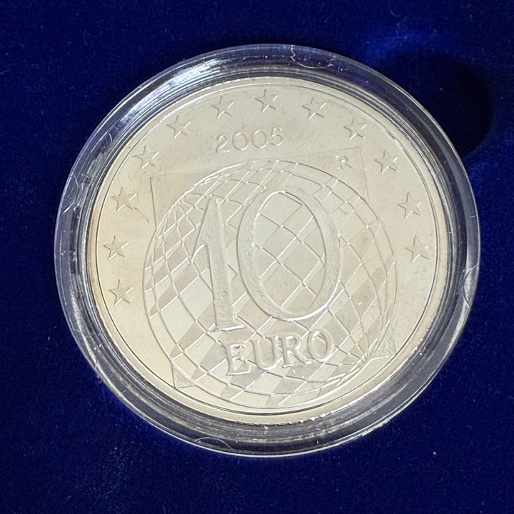 €10 Peace and Freedom in Europe silver coin proof version