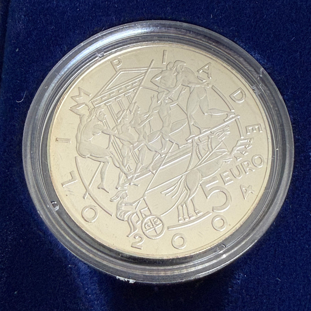 Silver coins €5 €10 Republic of San Marino 2004 Olympics