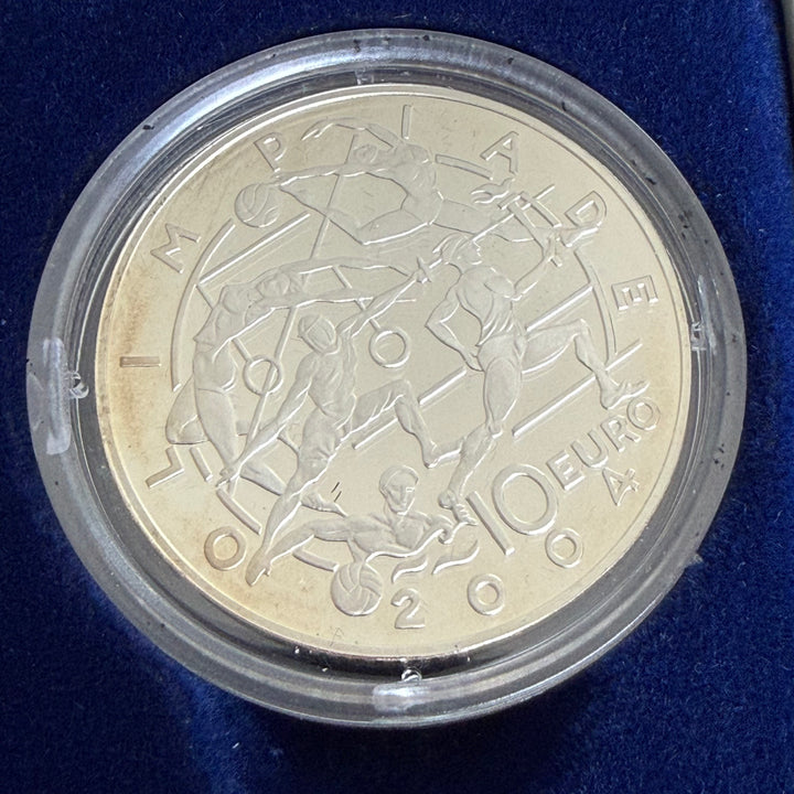 Silver coins €5 €10 Republic of San Marino 2004 Olympics