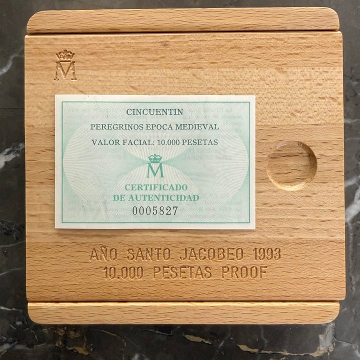 10000 Pesetas Año Santo Jacobeo 1993 Silbermünze
