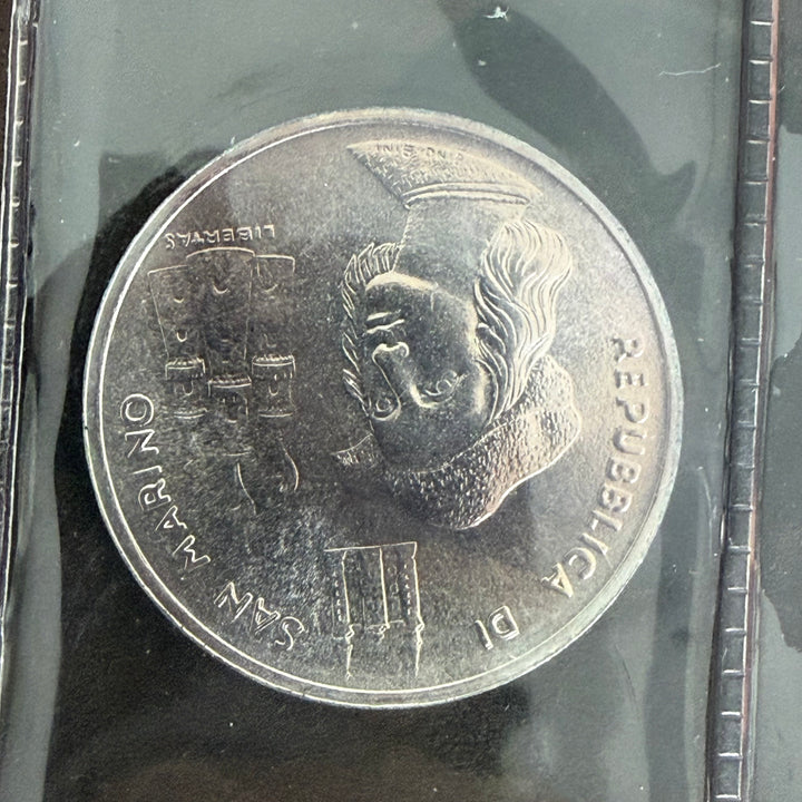 Silbermünzen 500 1000 Lire Republik San Marino V Hundertster Geburtstag Raffaello Sanzio 1983