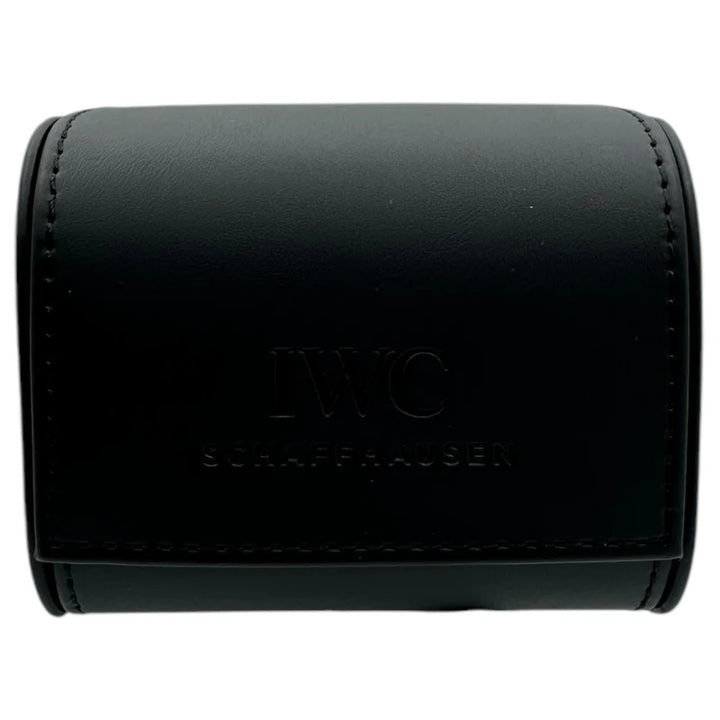 Caixa de relógio de couro preto IWC IWIWA68258