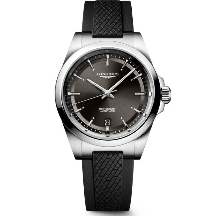 LONGINES CONQUEST 38MM WATCH Automatic Black Steel L3.720.4.52.9