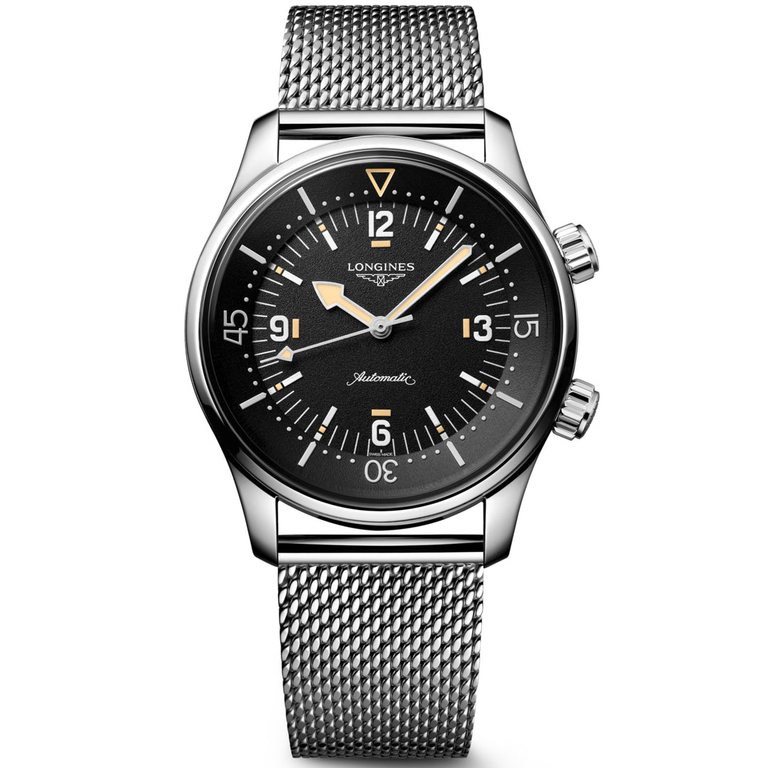 Zegarek Longines Legend Diver 59 42mm czarna automatyczna stal L3.795.4.59.9