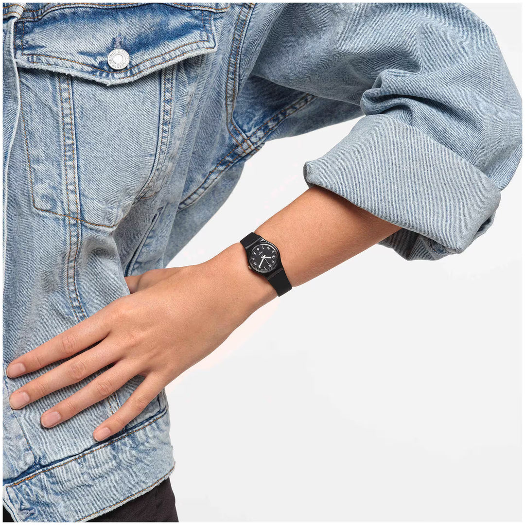 Swatch Lady Black Single Originals Lady 25mm lb170e Uhr