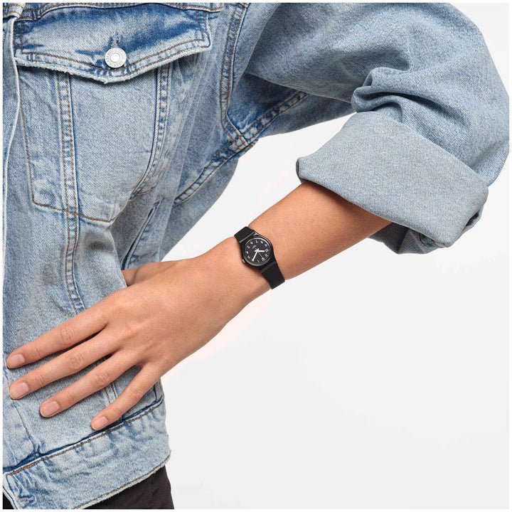 Swatch Lady Black Single Originals Lady 25mm lb170e Uhr