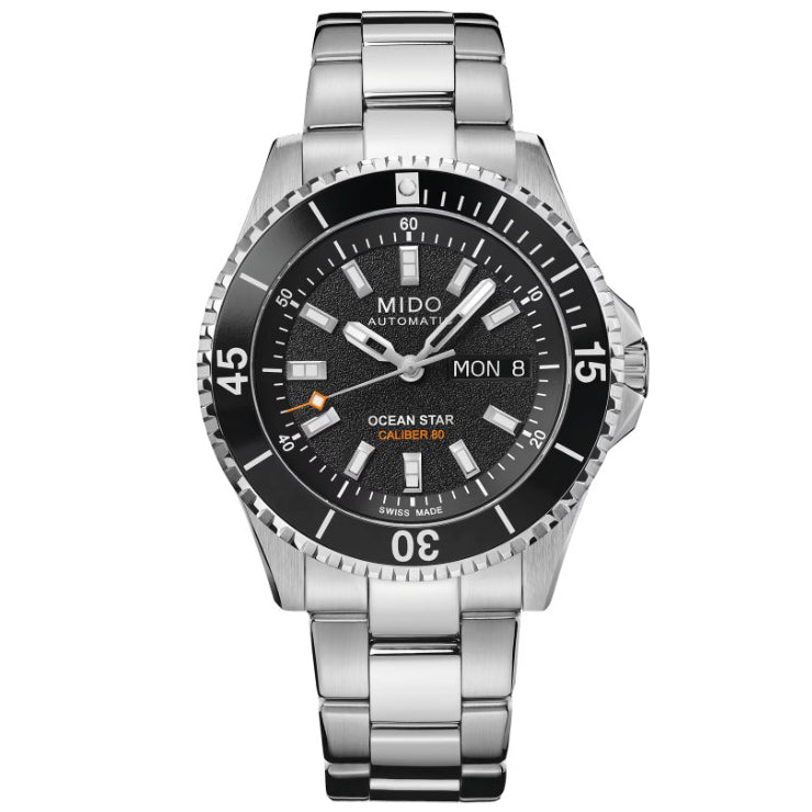 Zegarek Mido Ocean Star 200 41mm czarna automatyczna stal M026.930.11.051.00