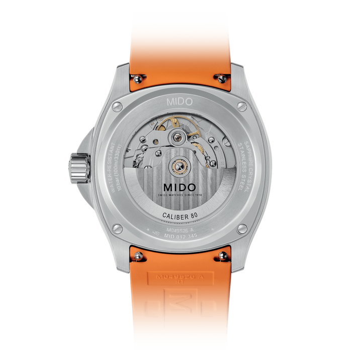 Mido multifort tv Watch Big Date 40mm grijs automatisch staal M049.526.17.081.00