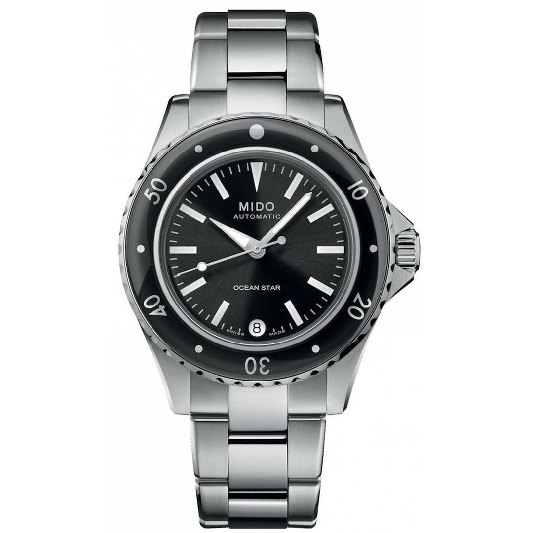 Mido Ocean Star 36,5 mm zegarek Automatyczna czarna stal M026.207.11.051.00