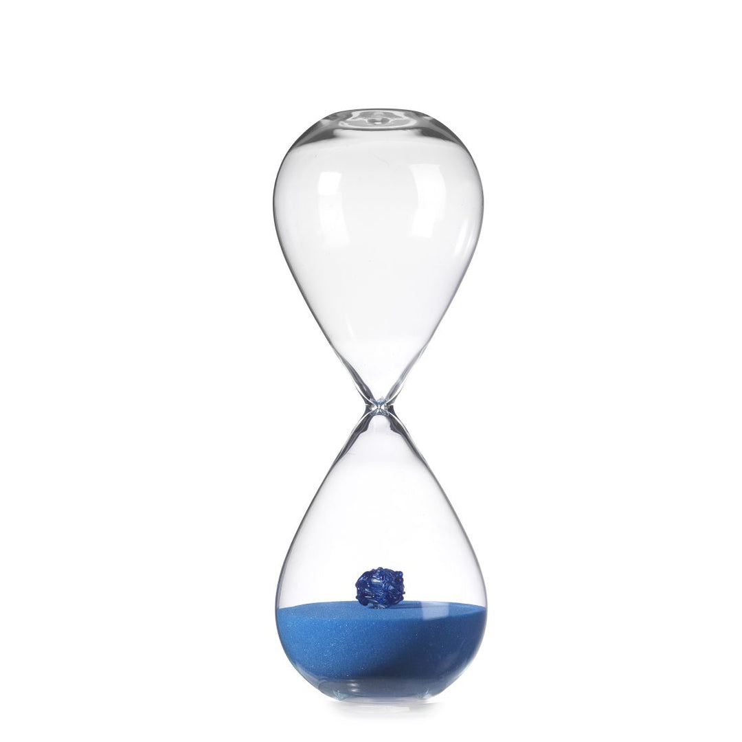 Onlylux timeglas The Love Knot blå h. 20 cm OL02863