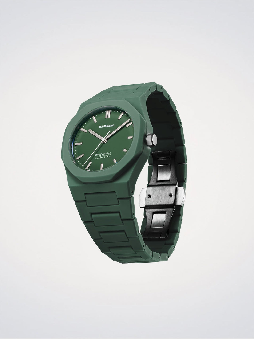 D1 Milano Green Legacy 聚碳手表 40.5 毫米 D1-PCBJ42