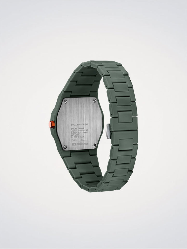D1 Milano Alpha Contrast Orologio Polycarbon 40,5 mm D1-PCBJ48