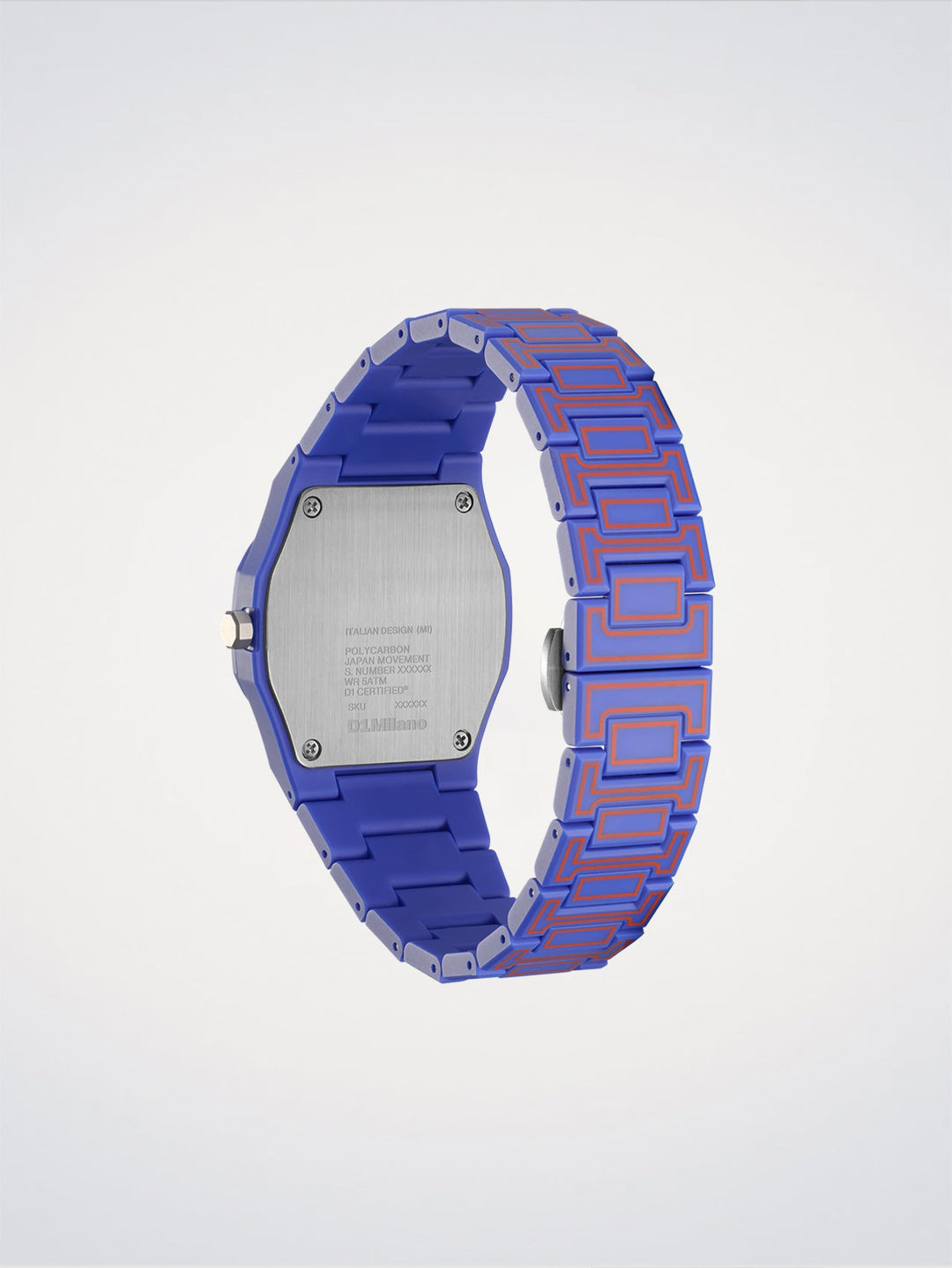D1 Milano Electric Sketch Polycarbon kello 37 mm D1-PCBU22