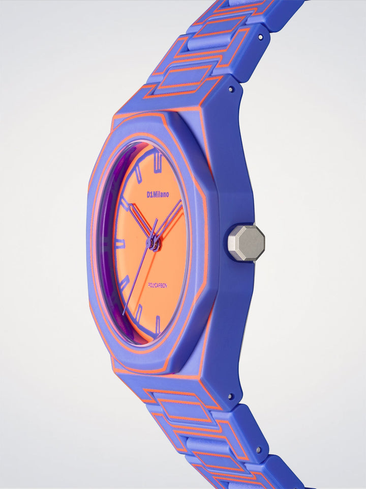 D1 Milano Electric Sketch Polycarbon kello 37 mm D1-PCBU22