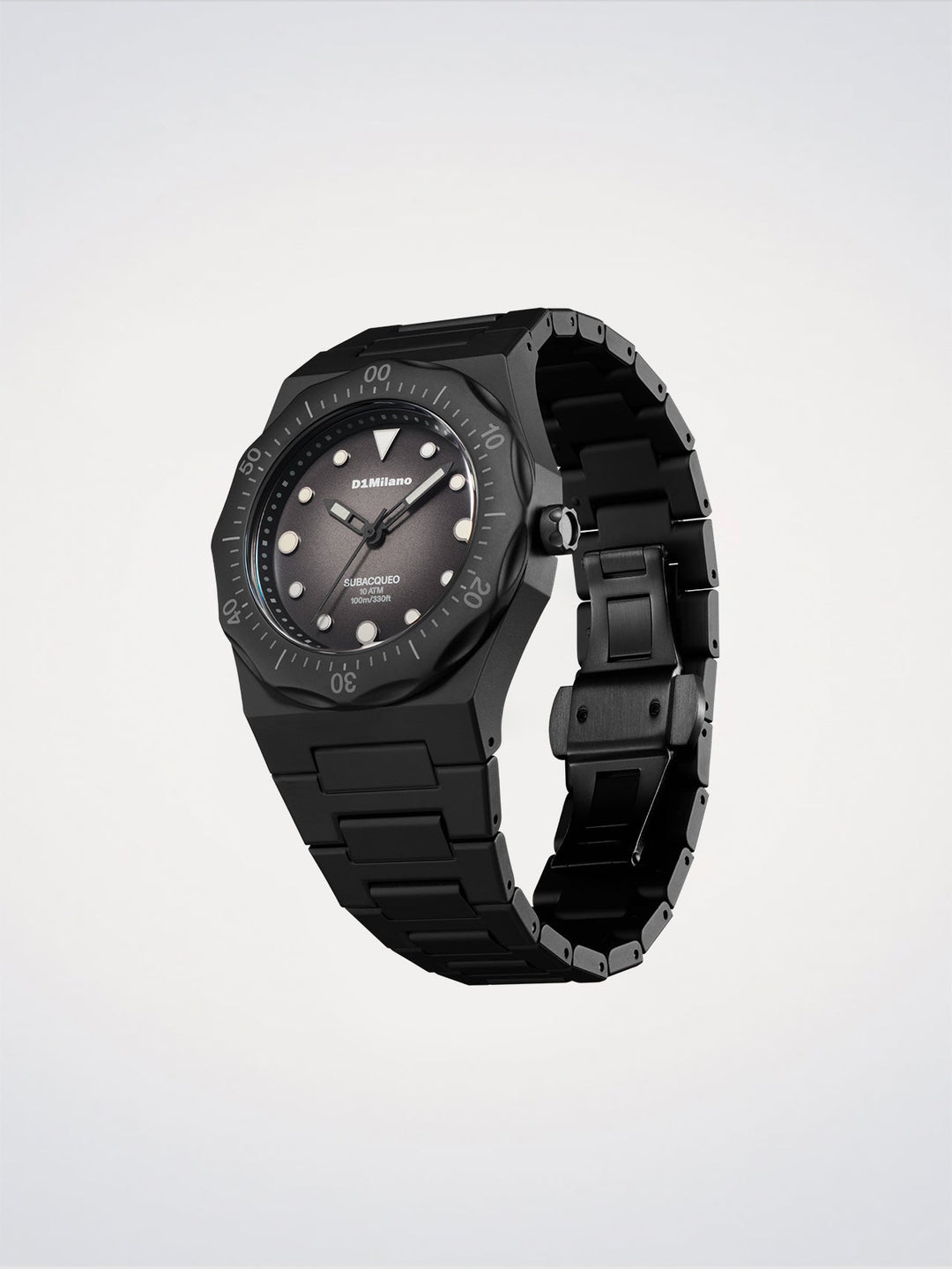 D1 Milano Karbon Dalgıç Saati Polikarbon 40,5 mm D1-PDBJ01