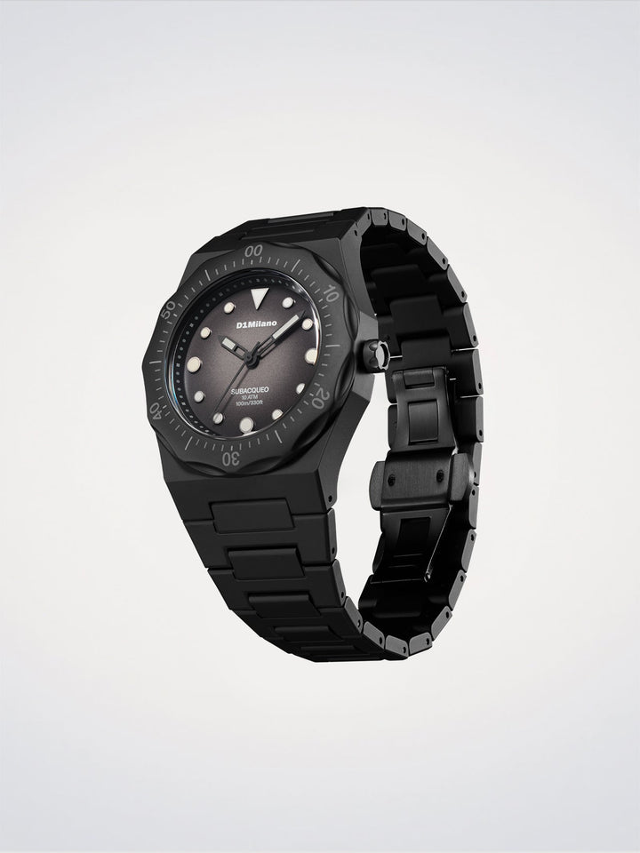 D1 Milano Karbon Dalgıç Saati Polikarbon 40,5 mm D1-PDBJ01