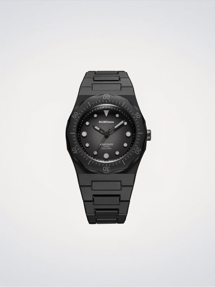 D1 Milano Karbon Dalgıç Saati Polikarbon 40,5 mm D1-PDBJ01