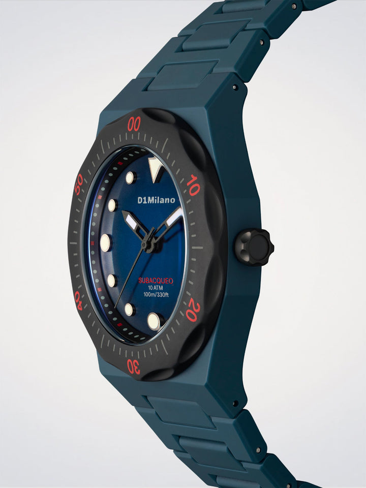 D1 Milano Drift Diver Watch Polycarbon 40,5 mm D1-PDBJ02