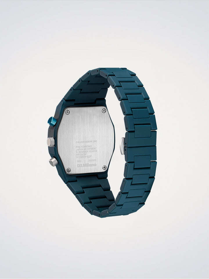 D1 Milano Blue Spectrum Polychrono 手表 40.5 毫米 D1-PHBJ20