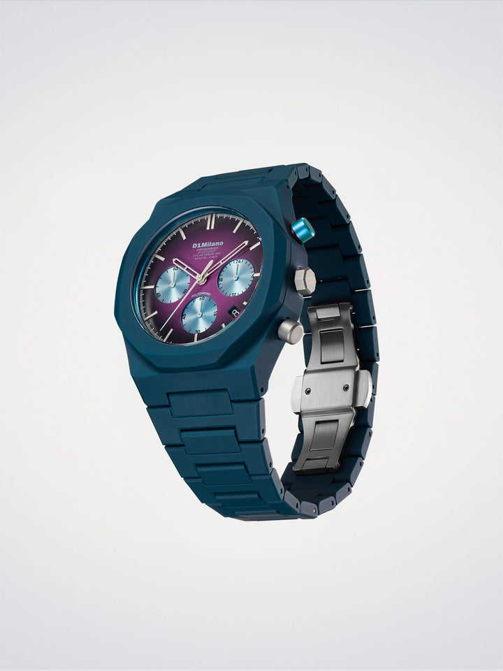 D1 Milano Blue Spectrum Polychrono 手表 40.5 毫米 D1-PHBJ20