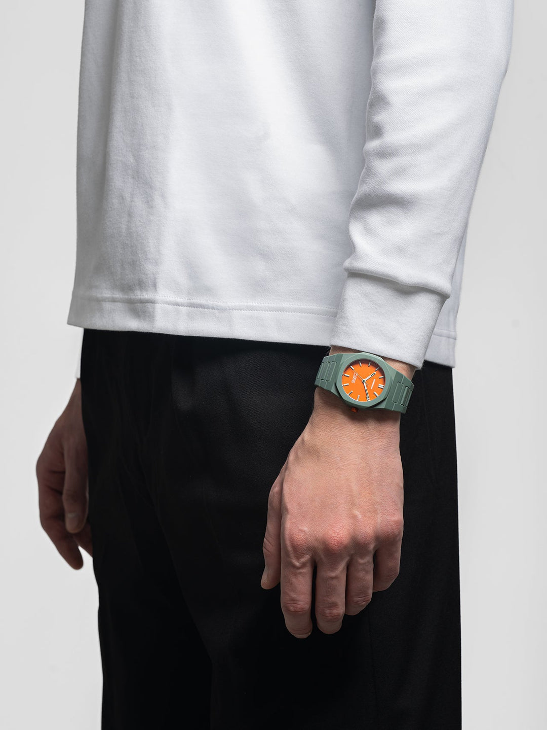 D1 Milano Alpha Contrast Orologio Polycarbon 40,5 mm D1-PCBJ48