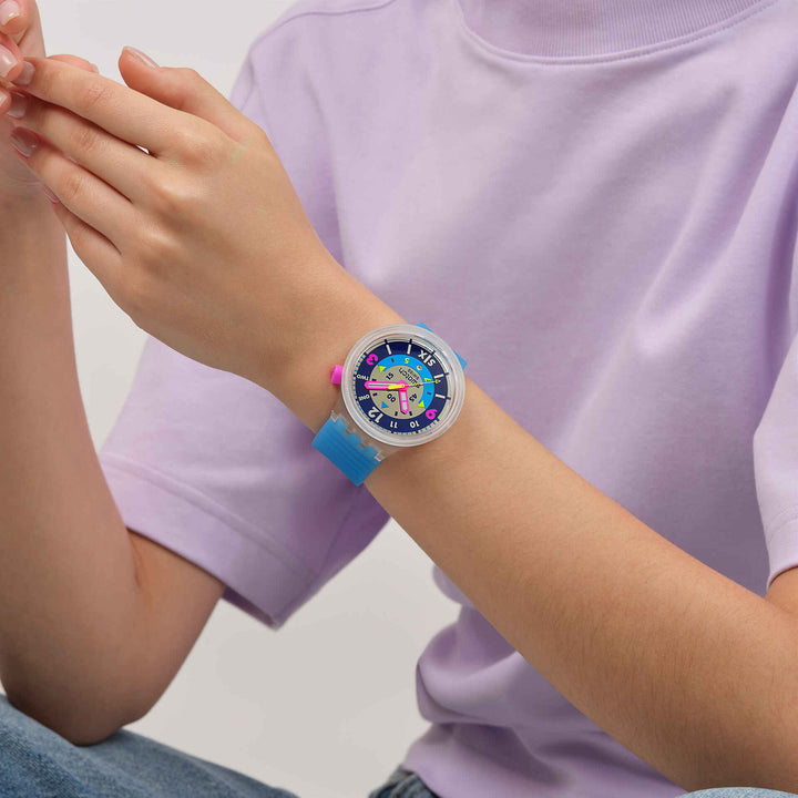 Swatch Neon Hielo Originals Big Bold 47mm SB01K400