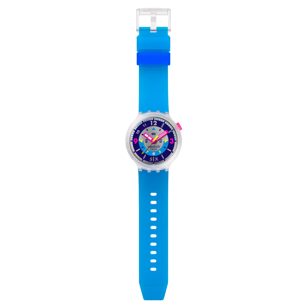 Swatch Neon Hielo Originals Big Bold 47mm SB01K400