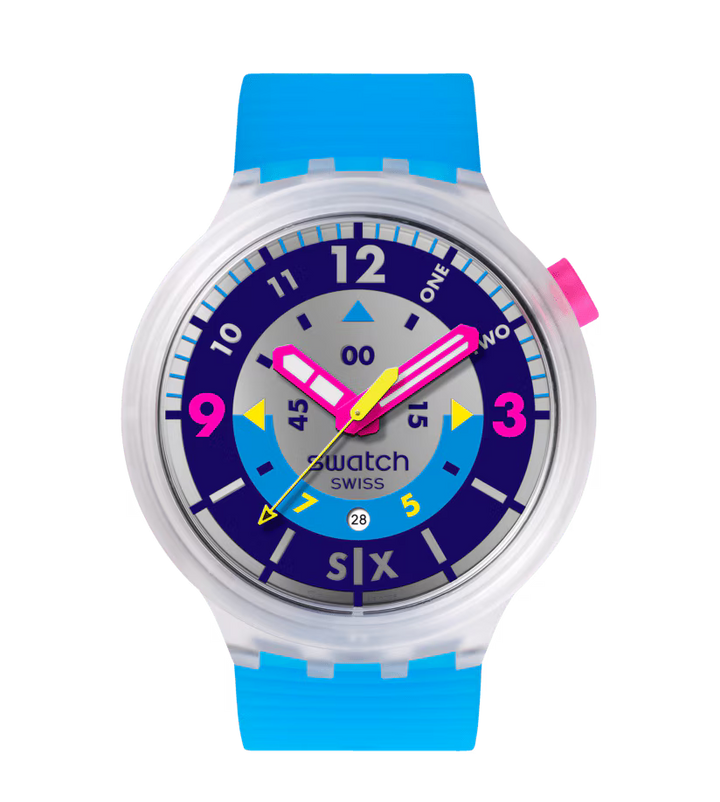 Swatch Neon Hielo Originals Big Bold 47mm SB01K400