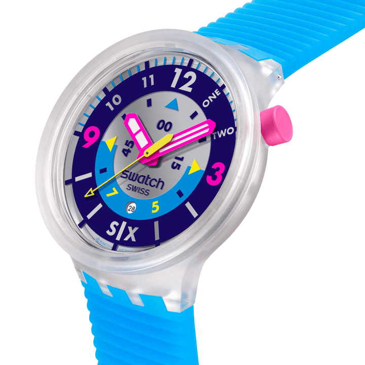 Swatch Neon Hielo Originals Big Bold 47mm SB01K400