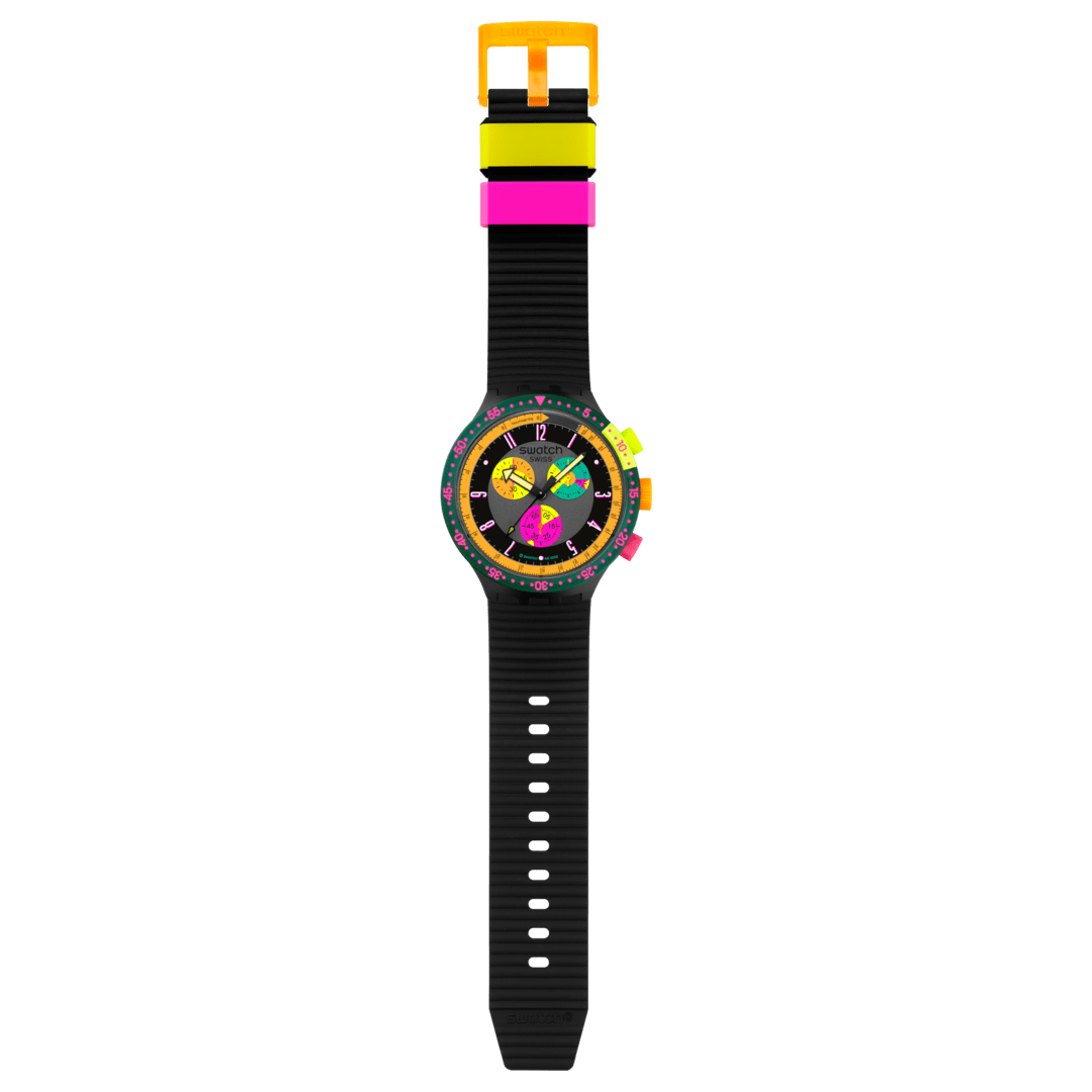 Swatch Neon Seppia Originals Big Bold 47mm SB02B104